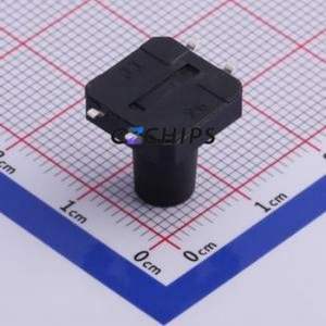 TS-1094S-A16B3-D1 Tactile Switch SMD-4P,12x12mm Switch Single Pole Single Throw Round Button 2.5N 12mm - Product Image 2