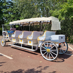 Carruaje eléctrico de cuatro ruedas Hengyisheng con marco de acero Q235B para uso turístico de bodas y turismo - Product Image 3