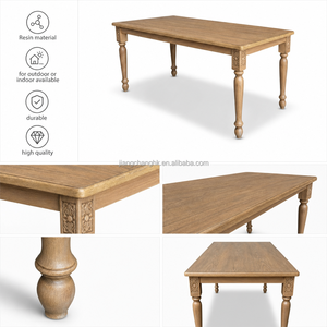Modern Plastic Resin Commercial Hotel Dining <b>Table</b> for Outdoor Wedding <b>Party</b> Events - Product Image 5