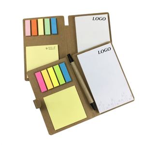 Wholesale Durable <b>Colorful</b> Adhesive Craft Paper Mini Size Notepad With <b>Pen</b> for Student - Product Image 1