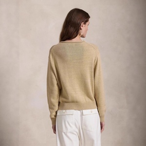 Maglione Lavorato a <span class=keywords><strong>Maglia</strong></span> da <span class=keywords><strong>Donna</strong></span> RL Nuovo Stile Autunno Inverno con Collo Alto a Orsetto Cartone Animato, Maniche Lunghe, Vestibilità Ampia e Anti-Piega - Product Image 4