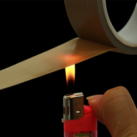 Ruban en tissu de fibre de verre PTFE pour scelleuse à impulsions, machine de thermoscellage haute température 260°C, ruban adhésif antiadhésif