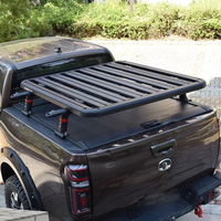 Support de lit de camion universel, support d'échelle de camion réglable en aluminium, barre de protection pour pick-up, capacité de charge de 500 kg