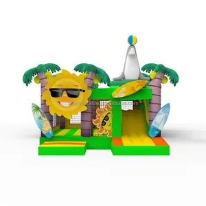 Casa de rebote inflable de animales de <span class=keywords><strong>playa</strong></span> y sol, gorila inflable para niños, fiesta, salto y Tobogán, Combo, <span class=keywords><strong>Castillo</strong></span> de salto <span class=keywords><strong>hinchable</strong></span> al aire libre - Product Image 1