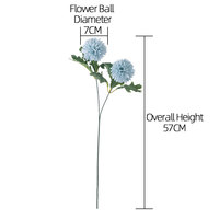 DY1-1087 fleurs artificielles blanc soie pissenlit bouffée fleur boule pulvérisation maison mariage décor