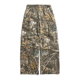 Wholesale Custom Logo Streetwear Vintage Washed Distressed Oversized Multi-Pocket Branch <strong>Camouflage</strong> Print <strong>Cargo</strong> <strong>Pants</strong> - Product Image 1