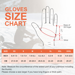 دراجة نارية شتوية ساخنة بشاشة لمس قابلة لإعادة الشحن في ركوب الدراجات النارية قفازات للرجال - Product Image 6