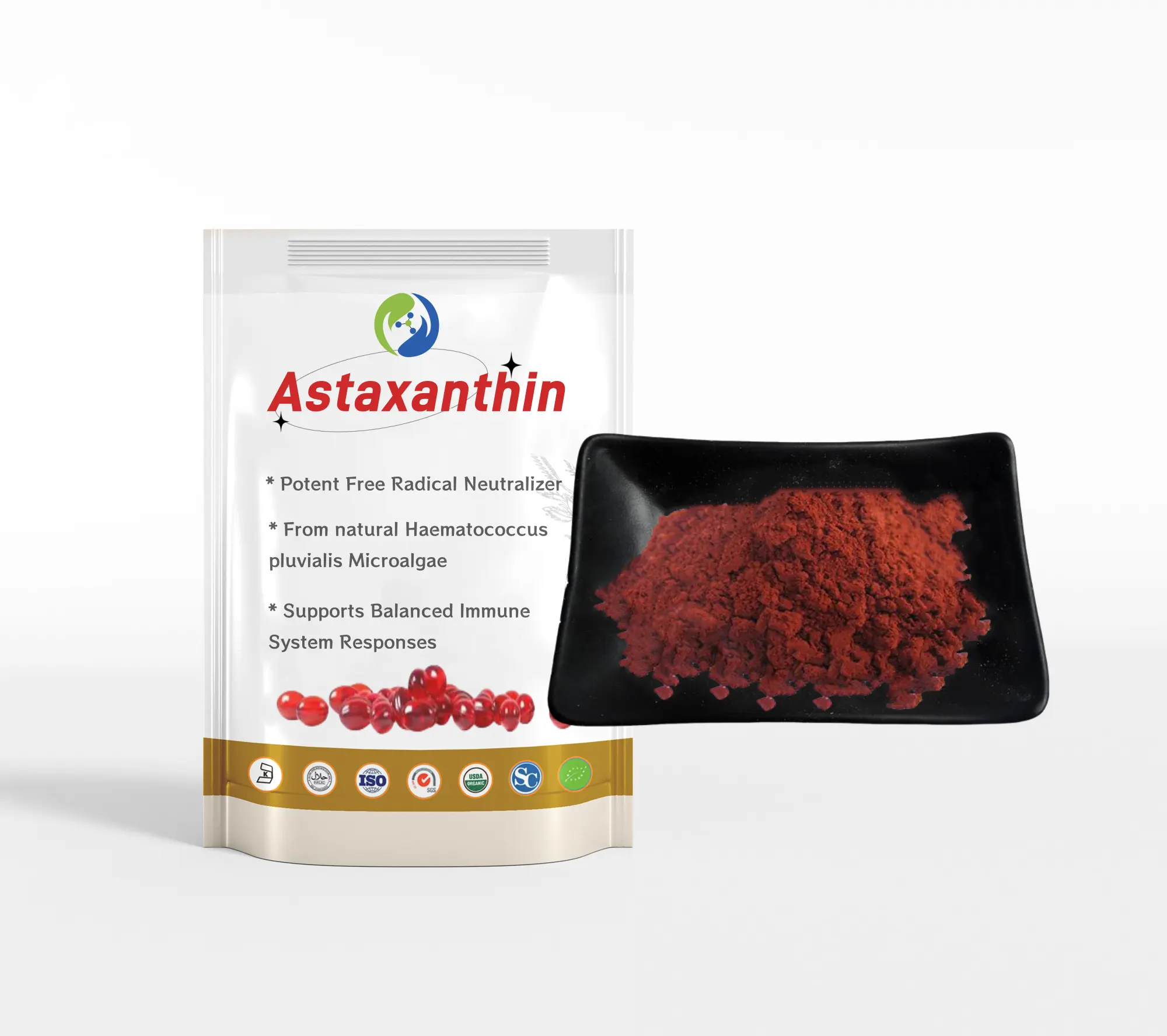 البيع بالجملة سعر الجملة طبيعي astaxanthin سعر 1 كجم 3% 5% 10% بودرة astaxanthin