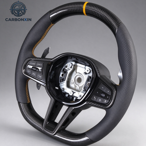 Volant sport personnalisé en plastique et cuir pour F30/F20/F10/E46/M2/M4/M5/G20/G80/E90/E87/E38/F87/G28/G30/G38/G60/G87/X3/X5 - Product Image 2