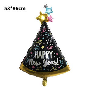 Palloncino Rotondo in Foil da 18 Pollici 'Felice Anno Nuovo' a Forma di Bottiglia di Vino per Decorazioni di Capodanno - Product Image 4