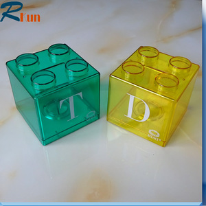 Bloque <span class=keywords><strong>de</strong></span> construcción cuadrado hucha - Product Image 3