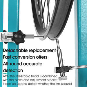 Soporte de corrección de <span class=keywords><strong>llantas</strong></span> multifunción LS <span class=keywords><strong>para</strong></span> bicicleta, <span class=keywords><strong>mesa</strong></span> de calibración de ruedas, mantenimiento de ruedas - Product Image 5