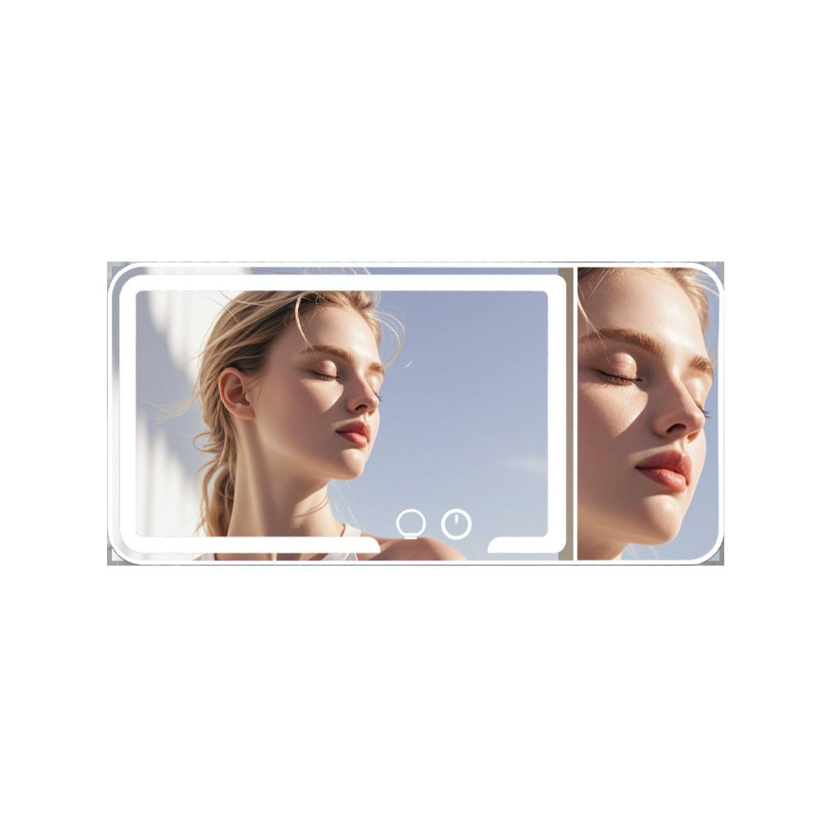 Lupa blanca mejorada con correa