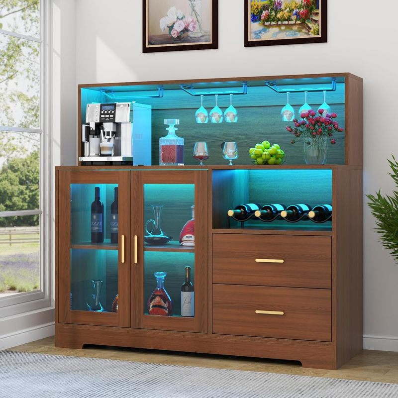 Modern Brown Cabinets Dining Room 2