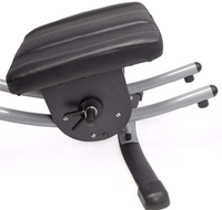 FDFIT Appareil d'exercice abdominal pliable, rotatif à 360 degrés, équipement d'entraînement de force