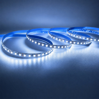 Promotion : Bande LED Dimmable SMD2835 12V 24V IP20 8mm 120 LED Monocolore Blanc Chaud pour Décoration Intérieure et Rétroéclairage TV (Cuivre)