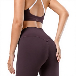 Leggings de sport taille haute pour femmes, leggings de compression, soutien-gorge de sport rembourré, séchage rapide, respirant, yoga, gym, entraînement - Product Image 1