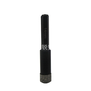 Diamond Hole Saw 14mm Hex Shank Dry Wet Core Bit For Ceramic <b>Marble</b> Stone Drilling - Product Image 2