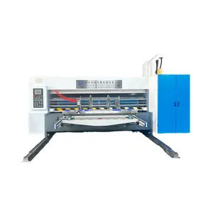 Máquina de impresión de cartón corrugado de alta velocidad de transferencia al vacío completa de alta gama en China