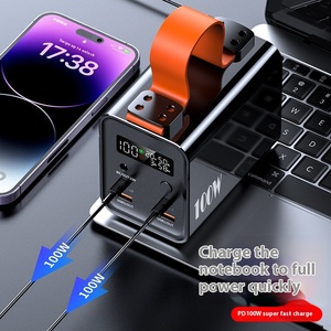 Cổng Type-C Hai chiều 100W Vỏ hợp kim nhôm 60.000 MA Bộ nguồn máy tính xách tay có thể sạc lại Nhóm Bộ nguồn di động Dc65W - Product Image 5