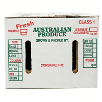 Boîte d'expédition de fruits en carton ondulé kraft personnalisée avec logo, pour avocat, myrtille, banane, fruits et légumes