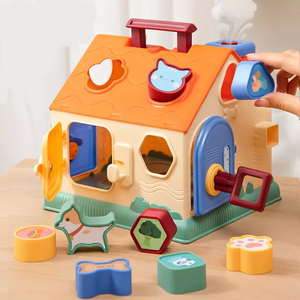 Jinming nuovo arrivo giocattoli educativi per bambini Puzzle di plastica casa selezionatrice giocattoli di smistamento <span class=keywords><strong>partita</strong></span> - Product Image 2