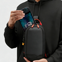 Tas Penyimpanan Aksesori Game Model Asli, Portabel, dengan Ritsleting, Pelindung Keras, untuk Konsol Nintendo Switch, Cocok untuk Musim Panas