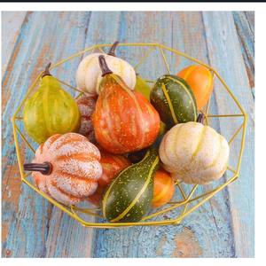 Petite citrouille artificielle réaliste de la récolte <span class=keywords><strong>d</strong></span>'automne, Mini citrouilles pour la maison, le jardin, <span class=keywords><strong>d</strong></span>écor de la récolte <span class=keywords><strong>d</strong></span>'automne, <span class=keywords><strong>d</strong></span>écor de Thanksgiving ou <span class=keywords><strong>d</strong></span>'halloween - Product Image 4