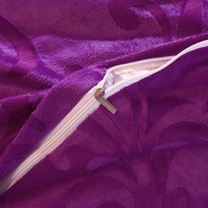 Ensemble de couette de qualité en coton 100% doux en velours de style européen, volants brodés, housse de couette, jupe de <span class=keywords><strong>lit</strong></span>, <span class=keywords><strong>couvre</strong></span>-<span class=keywords><strong>lit</strong></span> matelassé - Product Image 6