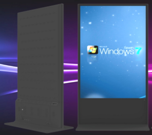 बड़ी फुल स्क्रीन 75 85 इंच फुल एचडी वर्टिकल एलसीडी फुल स्क्रीन फ्री स्टैंडिंग डिजिटल साइनेज कियोस्क स्वागत प्रकाशन प्रदर्शन - Product Image 6