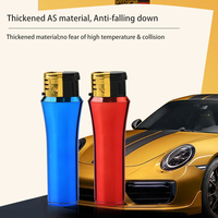 Briquet coupe-vent en forme de vase écologique pour allume-cigare Briquets à gaz en plastique OEM créatifs pour le marché de gros