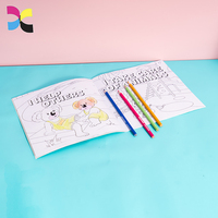 Vente de gros Livre de coloriage pour enfants couverture souple personnalisée Livre de coloriage mignon pour enfants Livre de dessin