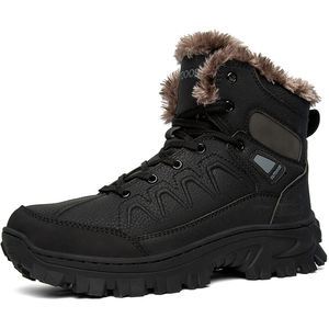 Meilleure vente Bottes de neige chaudes et épaisses à la mode pour l'<span class=keywords><strong>hiver</strong></span> Bottes de <span class=keywords><strong>randonnée</strong></span> russes en coton imperméables pour hommes - Product Image 1