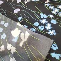 Tissu en mousseline de soie tissée pure soie pour robes, impression numérique 100% polyester italien coréen Vietnam vente en gros