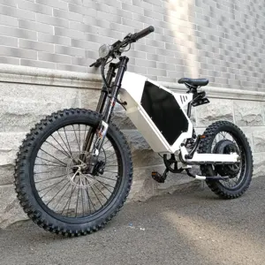 จักรยานไฟฟ้าอ้วนสูง12000W E-Bike 26 ''จักรยานไฟฟ้า110kmh 72V แบตเตอรี่ E-Bike สำหรับขาย