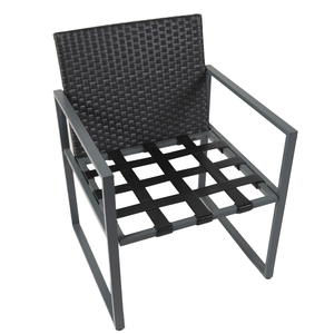 Conjunto de Muebles de Jardín de Ratán Modernos para Exteriores, Silla con Respaldo para Balcón - Product Image 5