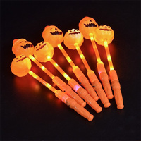 Bâtons LED Halloween en promotion, bâtons lumineux et scintillants, bâtons lumineux en forme de citrouille pour la décoration de fête