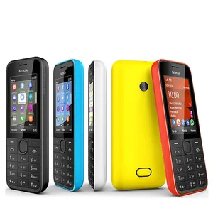 Ontgrendeld Nokia208 Gsm Mobiele Telefoon Enkele Sim Versie Met Hebrew Taal En Toetsenbord Mobiele Telefoon