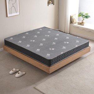 Matelas en Fibre de Charbon de Bambou 1,8 m Double avec Surmatelas en Latex Fermeté Moyenne Respirant pour Chambre à Coucher - Product Image 2