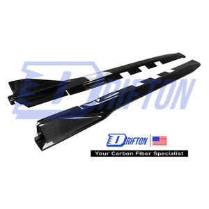 Falda lateral de fibra de carbono estilo AD para Toyota GR86 ZN8 Subaru BRZ ZD8 - Product Image 2