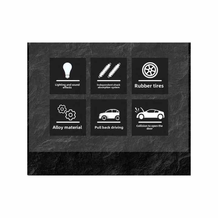 1pc 1:24 Simulation Off-Road Alloy Car Model, Collection-Level Display Toys, With Acousto-Optic, Openable Hood and Door, Real Re