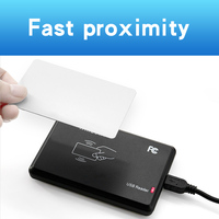 Lector y Escritor de Tarjetas Inteligentes sin Contacto NFC RFID USB de 13.56 mhz y 125khz, Disponible en Fábrica, con SDK Gratuito y Entrega Rápida