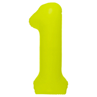 Ballon en feuille de couleur fluorescente de 36 pouces avec chiffres de 0 à 9 pour la décoration de fête d'anniversaire, de nouvel an