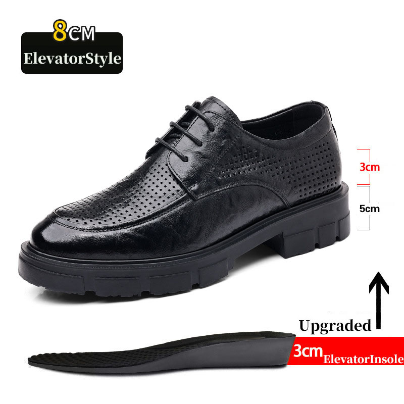 Black Hollow-out 8CM Elevator Style Z82-1