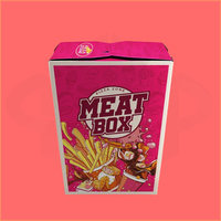 Boîte à nouilles en papier kraft blanc en gros, emballage alimentaire jetable, conteneur alimentaire à emporter, parfait pour les restaurants