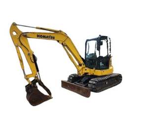 Mini-pelles hydrauliques d'occasion Komatsu PC55MR PC55, petites excavatrices, en stock, à vendre, PC 55 56 60, 5 tonnes, 6 tonnes - Product Image 1