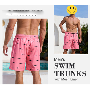 Personalised Luxury Sports Wear Sublimation <strong>Men's</strong> Beach Shorts <strong>for</strong> <strong>Men</strong> Summer Breathable Polyester Floral Print Swimming <strong>Trunks</strong> - Product Image 2