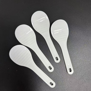 White Plastic PP Rice Ball Spoon Set For Sushi Making Minimalist Design Catering Use 1 20 Pcs - Product Image 1