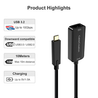 Cable de Extensión CableCreation de 5 Metros USB 3.2 Gen2 10Gbps, USB-C Macho a USB-A Hembra, para Meta 3/3S, Cámara VR, Uso con Computadora - En Stock