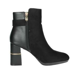 Bottines pour femme Laura Biagiotti, noires, hauteur du talon 8354-24 - Product Image 4